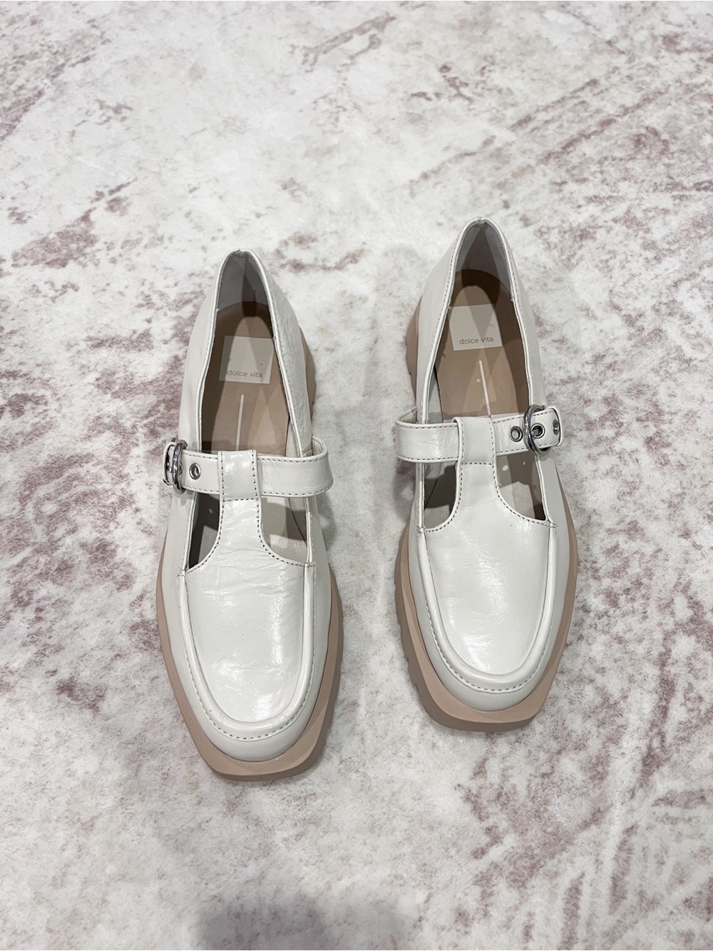 Dolce Vita Ebbie Lug-Sole Mary Jane Loafer Flats